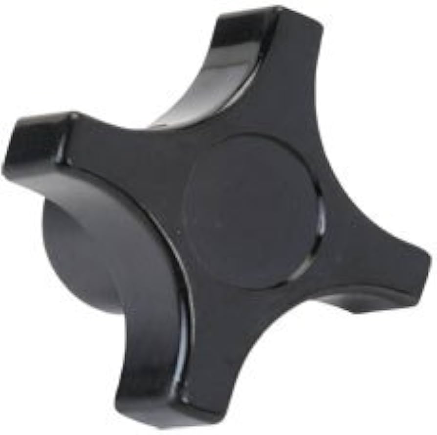 WOODRIVER Knob Four Arm with Through Hole 3/8